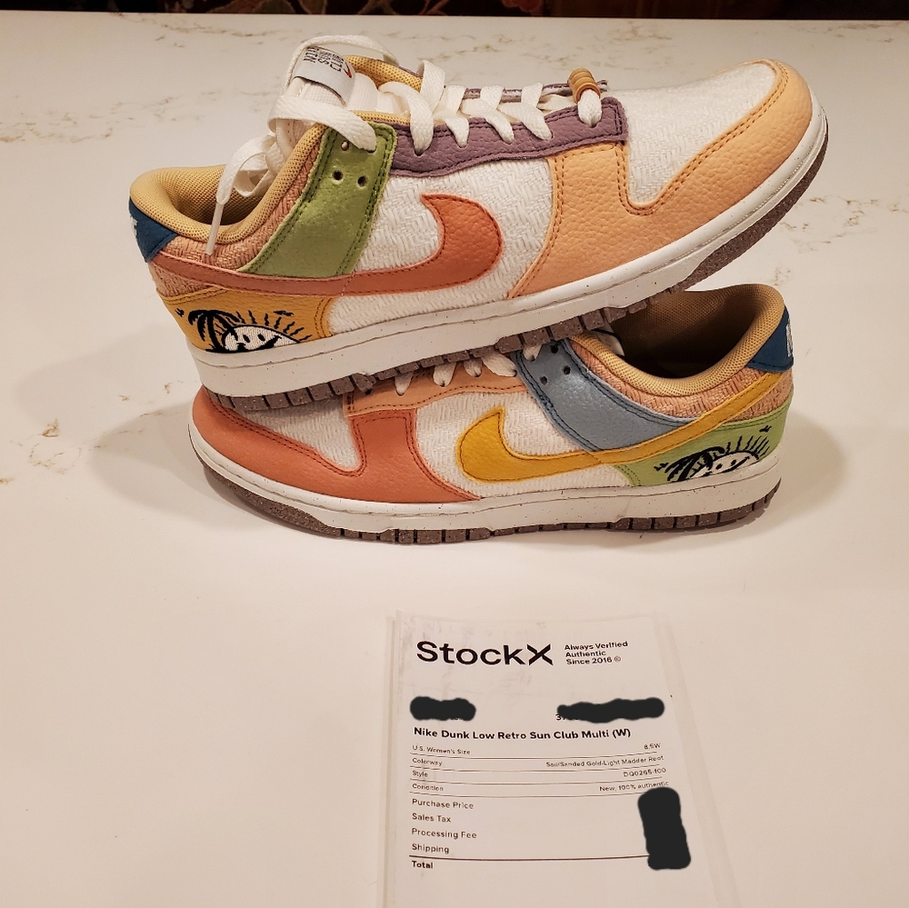 🆕️ NEW Nike Dunk Low Retro 'Sun Club Multi' Shoes - Picture 9 of 17